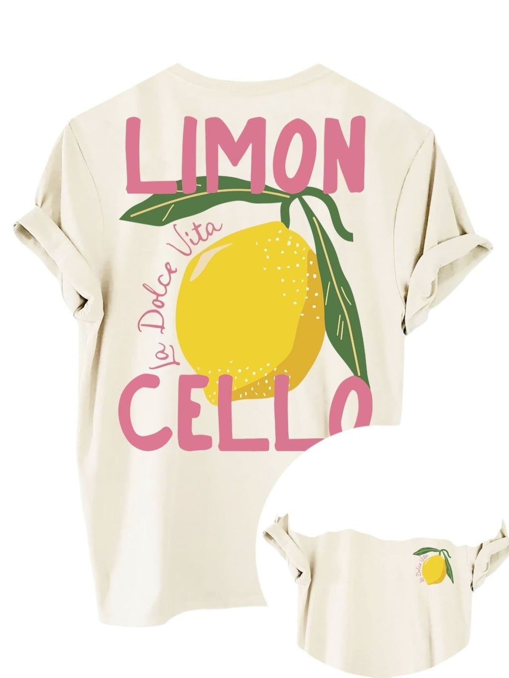 Miss | T-shirt Dames Limon Cello Casual - Katoen - Miss Madera