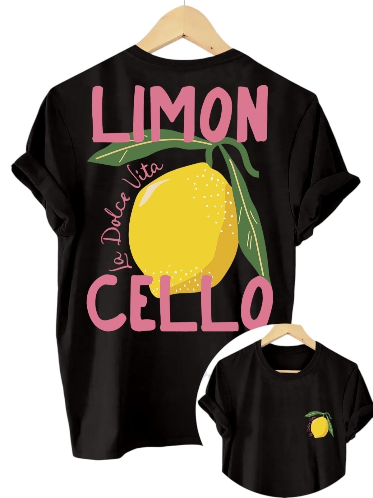 Miss | T-shirt Dames Limon Cello Casual - Katoen - Miss Madera