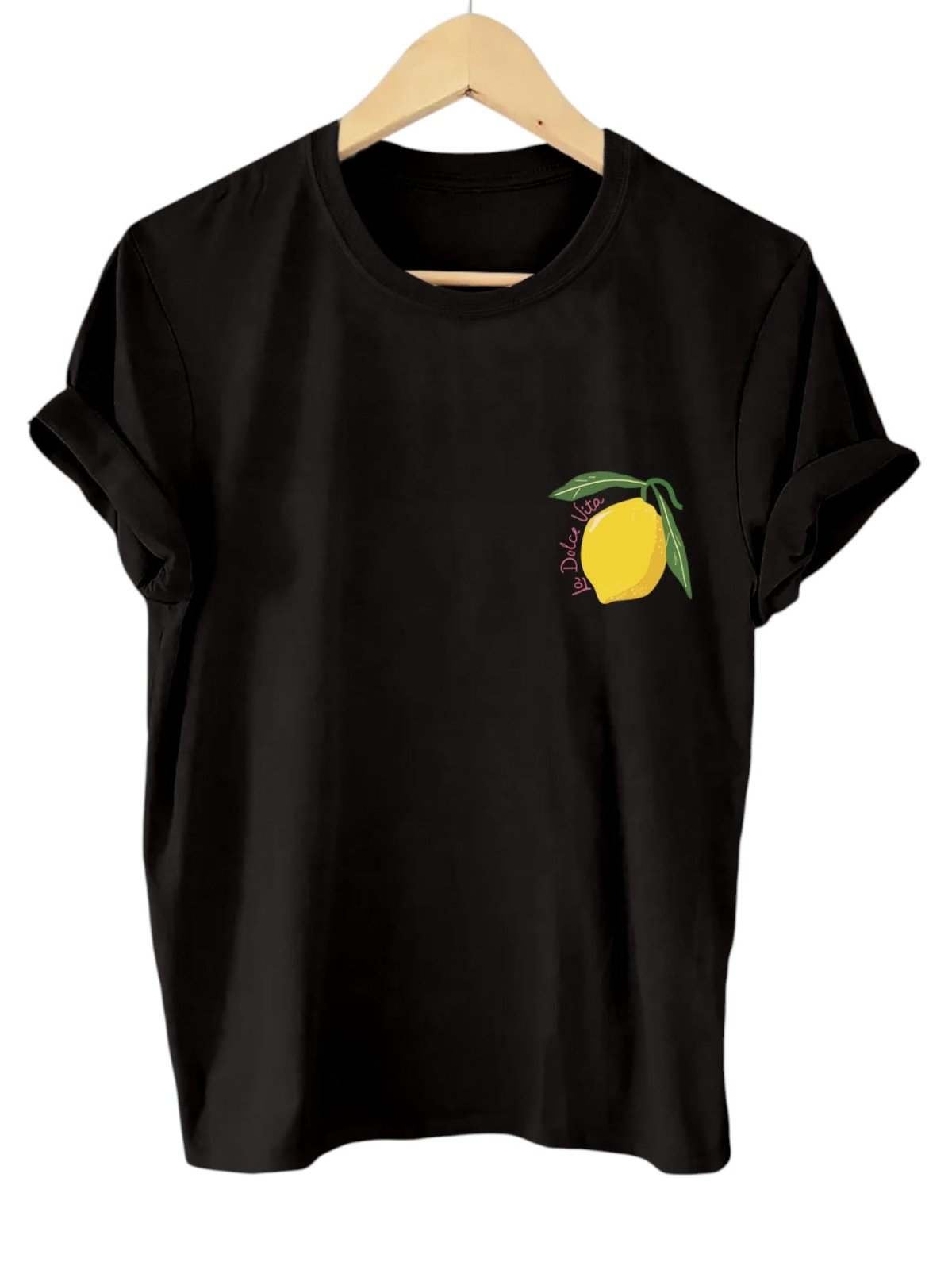 Miss | T-shirt Dames Limon Cello Casual - Katoen - Miss Madera