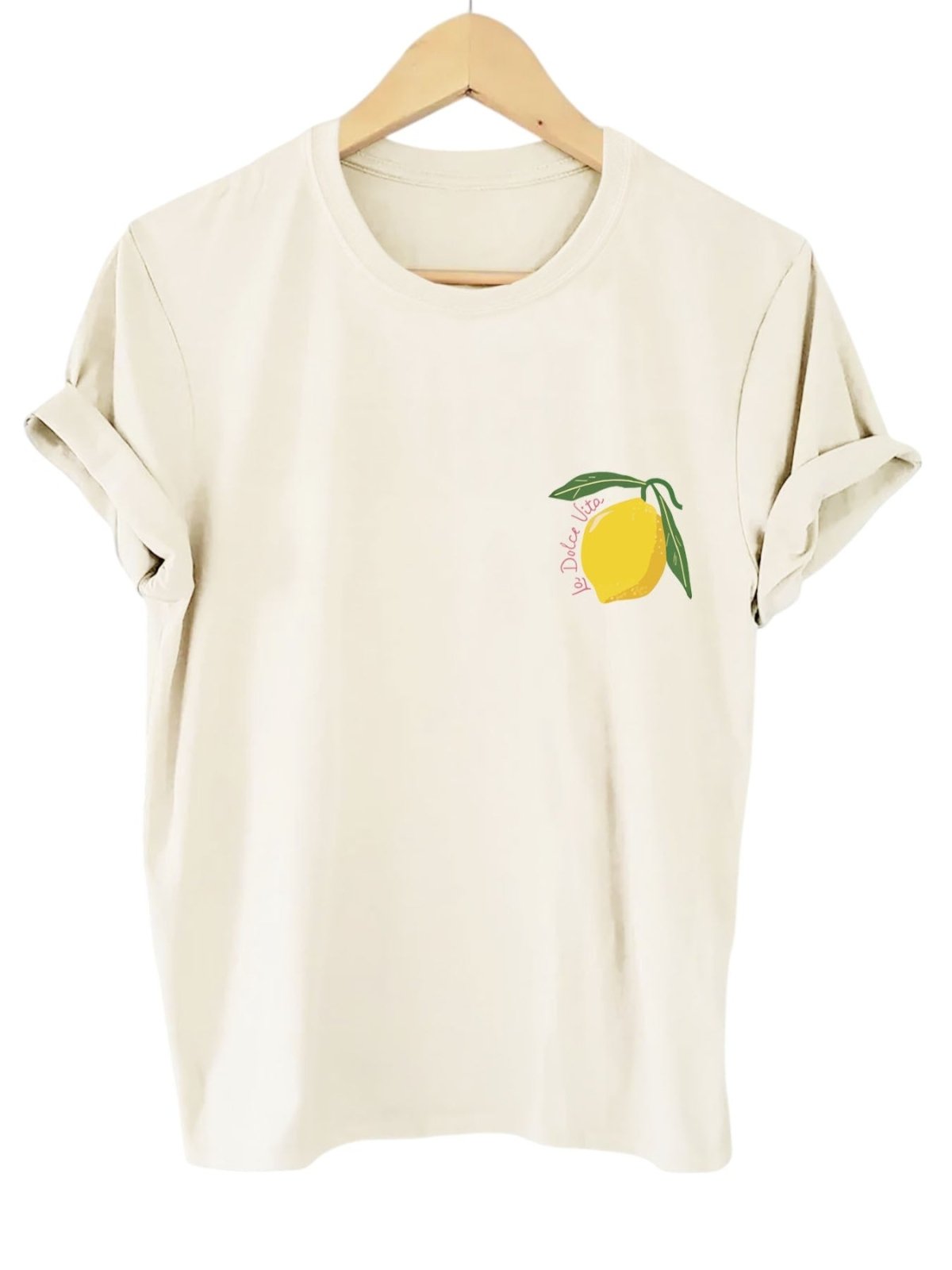 Miss | T-shirt Dames Limon Cello Casual - Katoen - Miss Madera