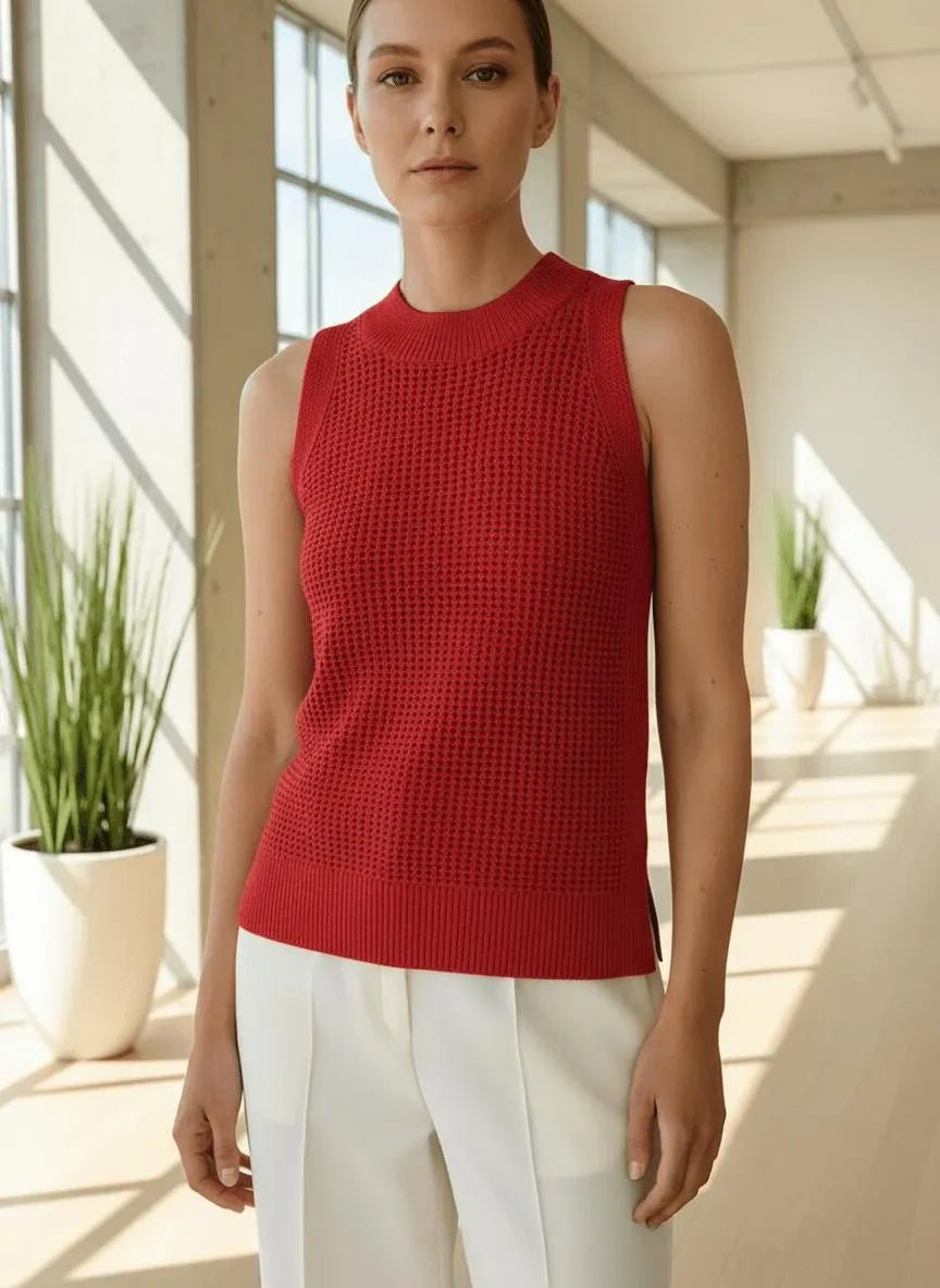 Miss | Tank Top Dames Casual - Katoenmix - Miss Madera