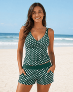 Miss | Tankini Set Dames Zomer Polka Dot - Polyester - Miss Madera MIS-DM5TEN