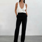 Miss | Tanktop Dames Casual Relaxed - 100% satijn - Miss Madera