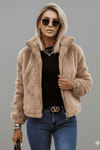 Miss | Teddy Jas Dames Gewatteerd Ritssluiting - Polyester - Miss Madera MIS-GM58X0