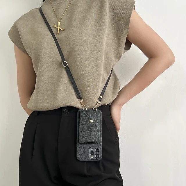 Miss | Telefoontasje Dames Casual Chic - Kunstleer - Miss Madera
