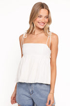 Miss | Top Dames Casual Baby Doll - Linnen Viscose - Miss Madera MIS-A73FD0