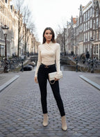 Miss | Top Dames Casual - Stretch knit - Miss Madera