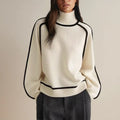 Miss | Top Dames Coltrui Color-Block Regular Fit - Acryl - Miss Madera MIS-3E86G9
