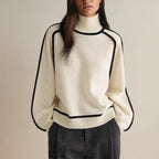Miss | Top Dames Coltrui Color-Block Regular Fit - Acryl - Miss Madera MIS-3E86G9