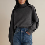 Miss | Top Dames Coltrui Color-Block Regular Fit - Acryl - Miss Madera MIS-E1DSPY