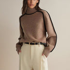 Miss | Top Dames Coltrui Color-Block Regular Fit - Acryl - Miss Madera MIS-C36E24