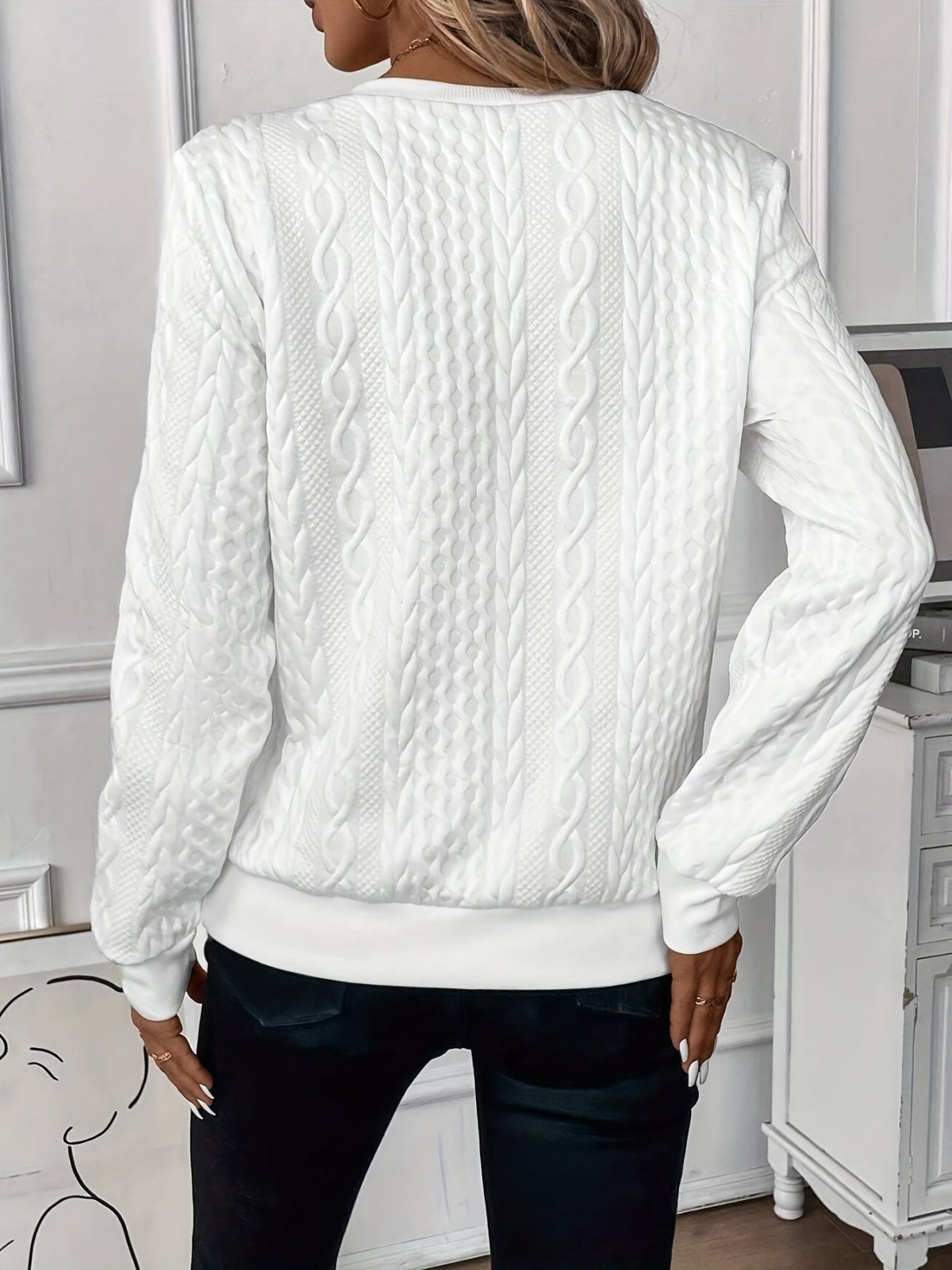 Miss | Top Dames Gebreid Zip-detail Slim Fit - Gebreid - Miss Madera MIS-24HXZ4
