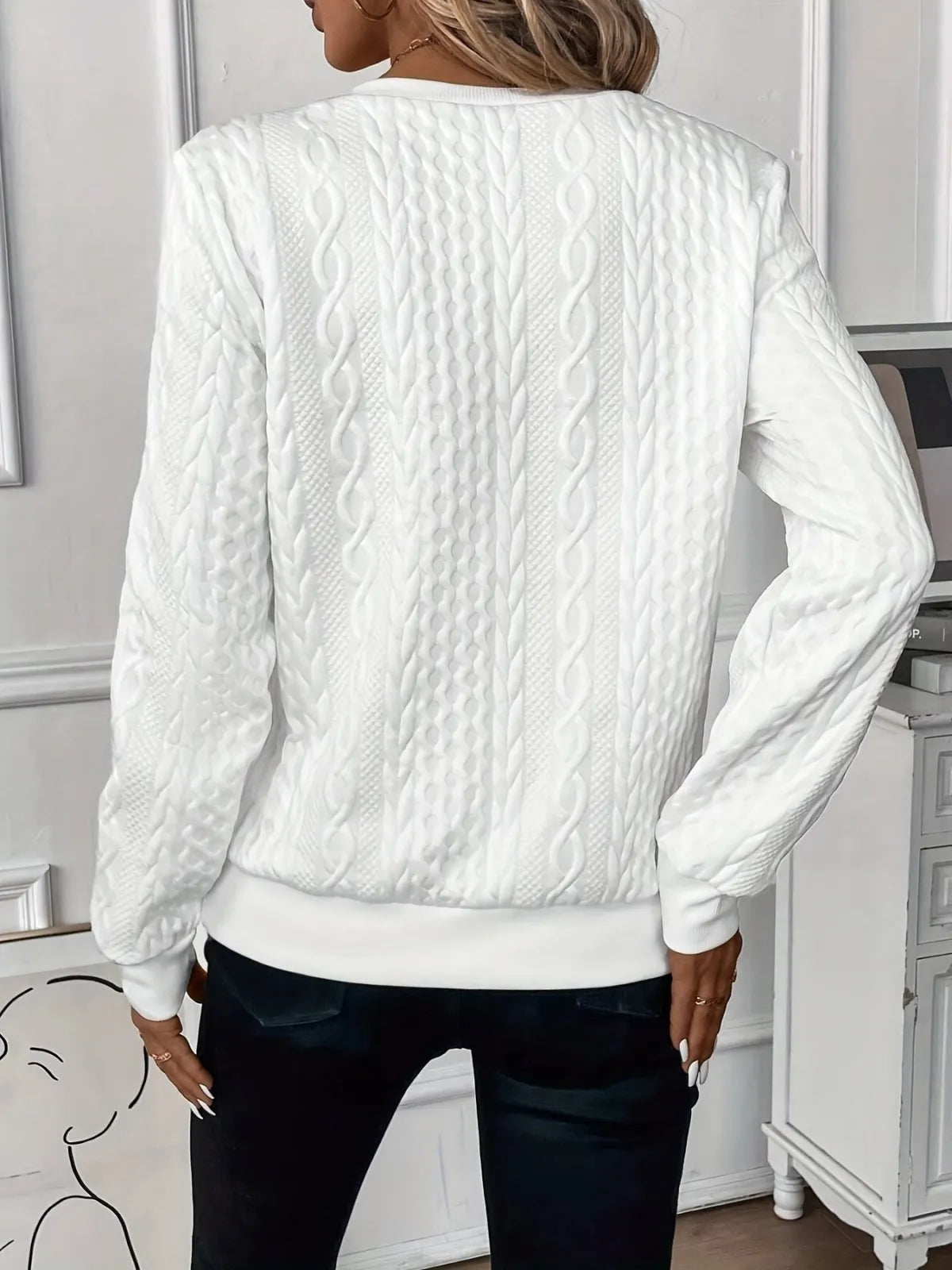 Miss | Top Dames Gebreid Zip-detail Slim Fit - Gebreid - Miss Madera MIS-24HXZ4