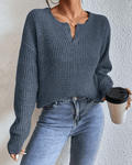 Miss | Top Dames Herfst Relaxed Gebreid - Acryl - Miss Madera MIS-T3912I