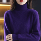 Miss | Top Dames Herfst/Winter Regular Fit Coltrui - Kasjmier Blend - Miss Madera MIS-FX96PA