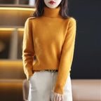 Miss | Top Dames Herfst/Winter Regular Fit Coltrui - Kasjmier Blend - Miss Madera MIS-W5KGN3