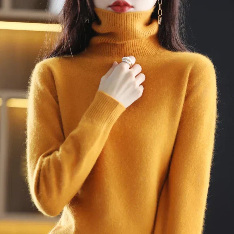 Miss | Top Dames Herfst/Winter Regular Fit Coltrui - Kasjmier Blend - Miss Madera MIS-W5KGN3