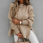 Miss | Top Dames Herfst/Winter Relaxed Mockneck - Gebreid - Miss Madera MIS-6TSP3U