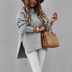 Miss | Top Dames Herfst/Winter Relaxed Mockneck - Gebreid - Miss Madera MIS-6TSP3U