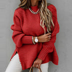 Miss | Top Dames Herfst/Winter Relaxed Mockneck - Gebreid - Miss Madera MIS-USYS6A