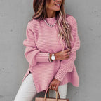 Miss | Top Dames Herfst/Winter Relaxed Mockneck - Gebreid - Miss Madera MIS-GQC3WW