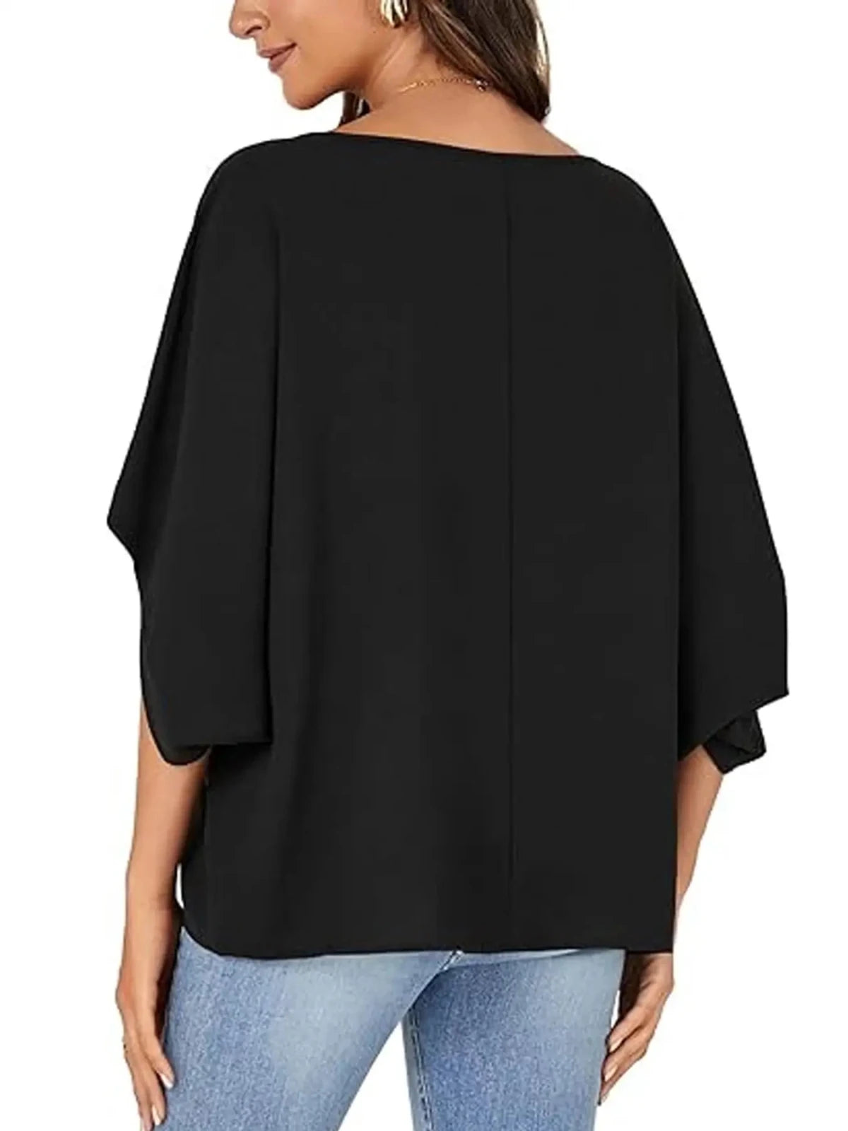 Miss | Top Dames One-Shoulder Oversized - Polyester - Miss Madera MIS-9UOFQH
