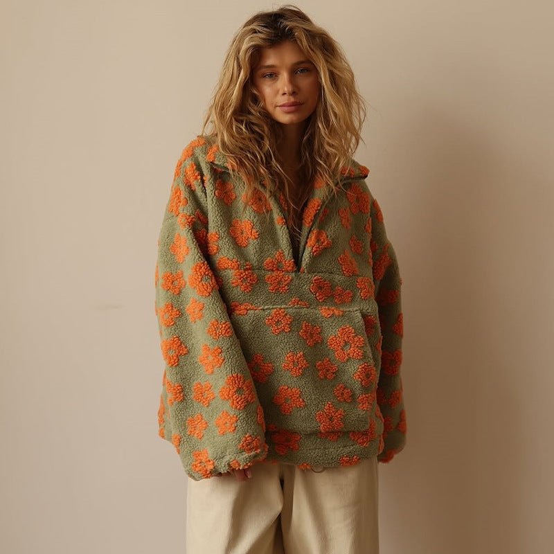 Miss | Top Dames Winter Loose Boho - Sherpa - Miss Madera MIS-070GQ1