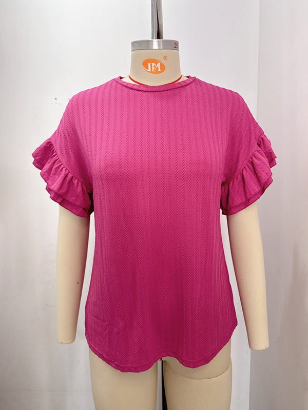 Miss | Top Dames Wrap Ronde Hals - Polyester - Miss Madera MIS-F1OEBX