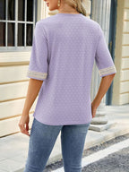Miss | Top Dames Zomer Loose V-Neck - Viscose - Miss Madera MIS-4UTWJP