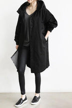 Miss | Trenchcoat Dames Waterdicht Halflang Capuchon - Polyester - Miss Madera MIS-DCBXLM