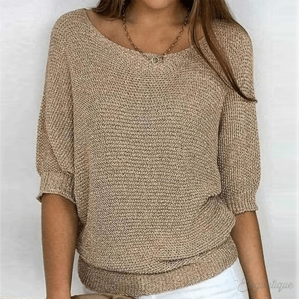 Miss | Trui Dames Casual - Polyester - Miss Madera