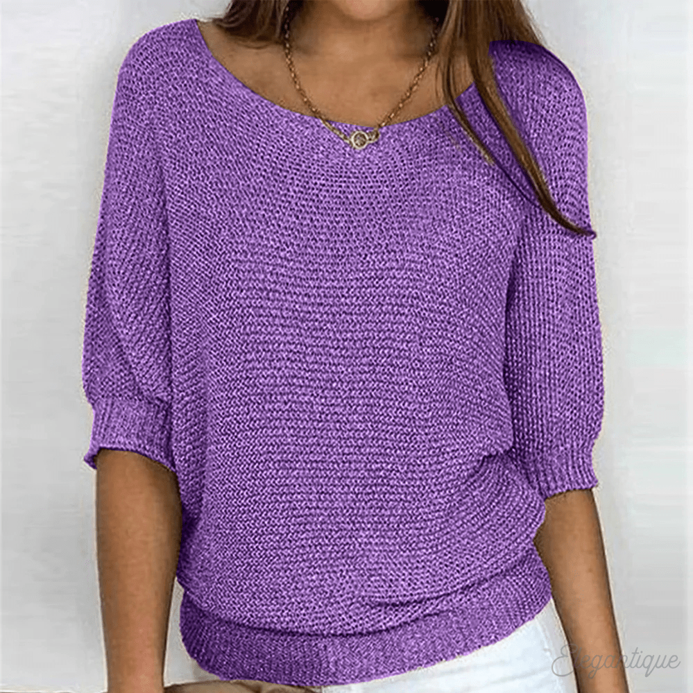 Miss | Trui Dames Casual - Polyester - Miss Madera