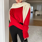 Miss | Trui Dames Coltrui Lange Mouw Losse Pasvorm - Gebreid - Miss Madera MIS-1JXGIC