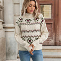 Miss | Trui Dames Coltrui Noorse Print Casual Gebreid - Miss Madera MIS-CZYP0G