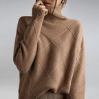 Coltrui Dames Ruitpatroon Aansluitend Elegant Silhouet - Miss Madera MIS-1TD43B