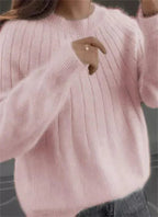Miss | Trui Dames Fluffy Semi-Fit Herfst Winter - Miss Madera MIS-H5ZHSI