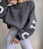 Miss | Trui Dames Oversized - Katoenmix - Miss Madera