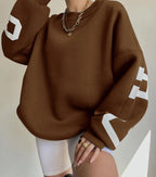Miss | Trui Dames Oversized - Katoenmix - Miss Madera MIS-BA254E