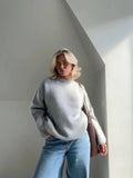 Miss | Trui Dames Oversized Ronde Hals Mohair Blend - Mohair - Miss Madera MIS-SGC5SE