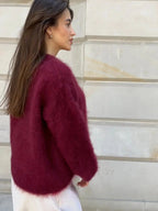 Miss | Trui Dames Oversized Ronde Hals Mohair Blend - Mohair - Miss Madera MIS-LKZP0J