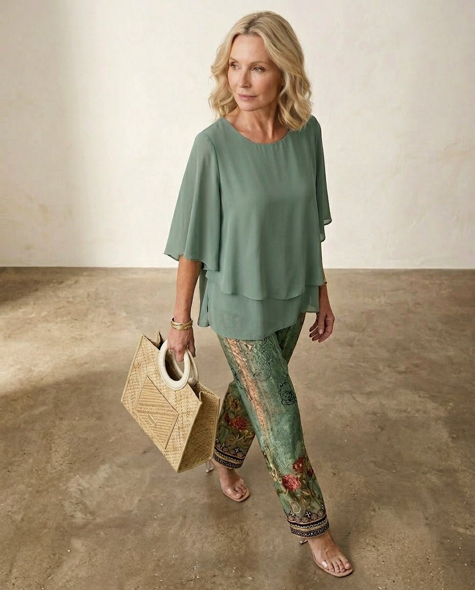 Miss | Twee - delige Set Dames Lente - Zomer Relaxed - Polyestermix - Miss Madera