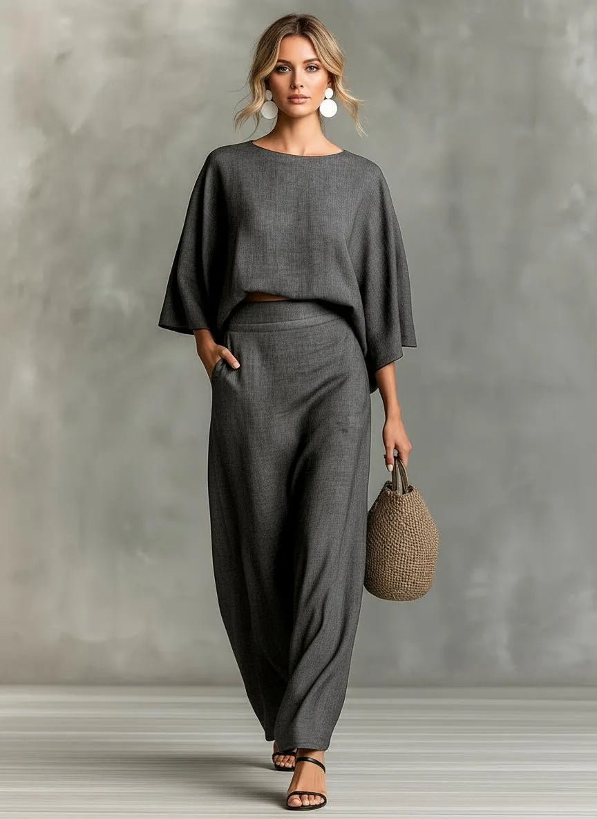 Miss | Tweedelige Set Dames Casual Elegant - Linnen Blend - Miss Madera