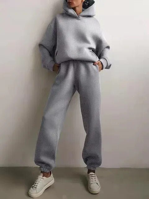 Miss | Tweedelige Set Dames Hoodie Joggingbroek – Co-ord Set Polyester - Miss Madera MIS-0J9SQX