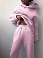 Miss | Tweedelige Set Dames Hoodie Joggingbroek – Co-ord Set Polyester - Miss Madera MIS-QYHXHM