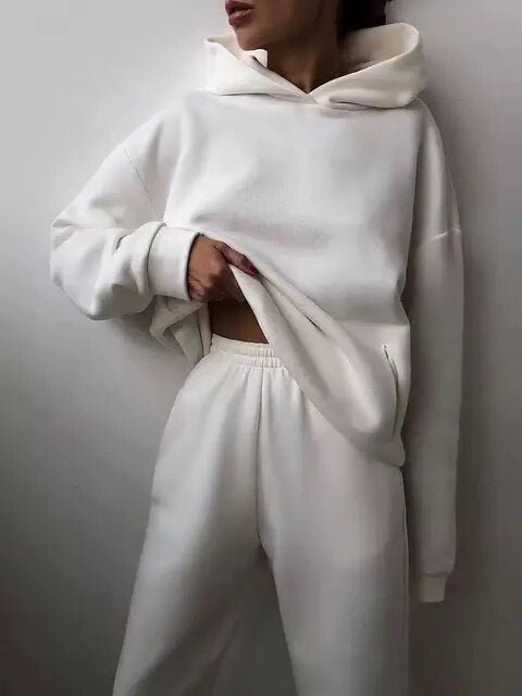 Miss | Tweedelige Set Dames Hoodie Joggingbroek – Co-ord Set Polyester - Miss Madera MIS-AEZLPO