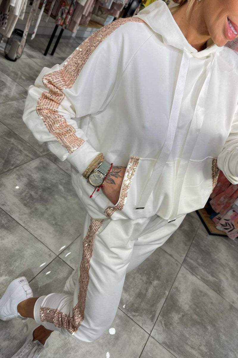 Miss | Tweedelige Set Dames Hoodie & Joggingbroek – Co-ord Set - Miss Madera MIS-2AEPAK