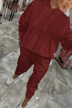 Miss | Tweedelige Set Dames Hoodie & Joggingbroek – Co-ord Set - Miss Madera MIS-2AEPAK