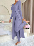 Miss | Tweedelige Set Dames Top & Broek Rib – Co-ord Set Polyester - Miss Madera MIS-9FD93C