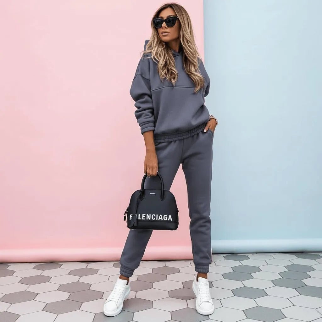 Miss | Tweedelige Tracksuit Set Dames Casual - Katoenmix - Miss Madera