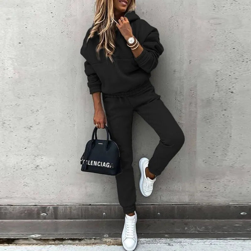 Miss | Tweedelige Tracksuit Set Dames Casual - Katoenmix - Miss Madera